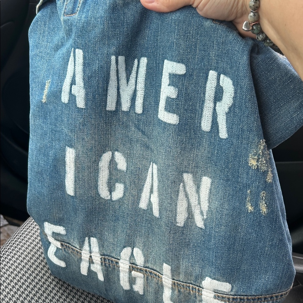 American Eagle Outfitters Denim Blue Shoulder Bag